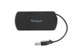  TARGUS ACH214AP-51 USB 2.0 HUB WITH SLEEK AND TRAVEL FRIENDLY, BLACK, 1Y WARRANTY