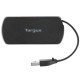  TARGUS ACH214AP-51 USB 2.0 HUB WITH SLEEK AND TRAVEL FRIENDLY, BLACK, 1Y WARRANTY