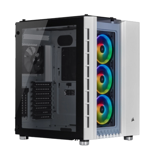 Corsair Crystal Series 680X RGB Mid Tower White ATX Desktop Case