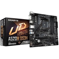  Gigabyte A520M DS3H Ultra Durable AMD AM4 ATX Motherboard