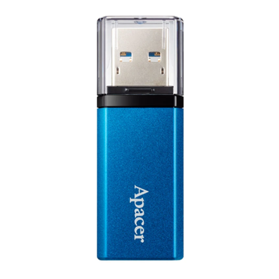 Apacer AH25C 128GB, USB 3.2 Gen 1 Flash Drive, Blue (AP128GAH25CU-1)
