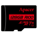 Apacer R100 MicroSDHC/SDXC UHS-I U1 V10 128GB Class10 Memory Card with Adapter #AP128GMCSX10UB-R