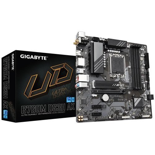 GIGABYTE B760M DS3H AX mATX Motherboard