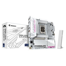 GIGABYTE B860M AORUS ELITE WIFI6E ICE LGA1851 Micro ATX Motherboard