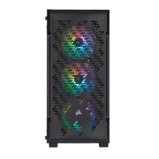 Corsair iCUE 220T RGB Airflow Mid-Tower (Tempered Glass Side Window) Black Gaming Case #CC-9011173-WW
