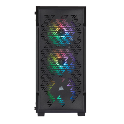 Corsair iCUE 220T RGB Airflow Mid-Tower (Tempered Glass Side Window) Black Gaming Case #CC-9011173-WW