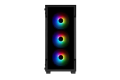 Corsair iCUE 220T RGB Mid-Tower Black Smart Gaming Casing #CC-9011190-WW