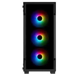 Corsair iCUE 220T RGB Mid-Tower Black Smart Gaming Casing #CC-9011190-WW