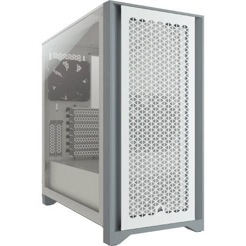 Corsair 4000D AIRFLOW Tempered Glass Mid-Tower ATX Case — White, CC-9011201-WW