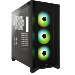 Corsair iCUE 4000X RGB Tempered Glass Mid-Tower ATX Casing