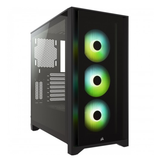 Corsair iCUE 4000X RGB Tempered Glass Mid-Tower ATX Casing