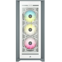 Corsair iCUE 5000X Mid-Tower White ATX RGB Gaming Casing