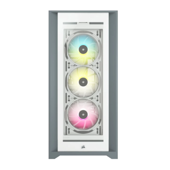 Corsair iCUE 5000X Mid-Tower White ATX RGB Gaming Casing