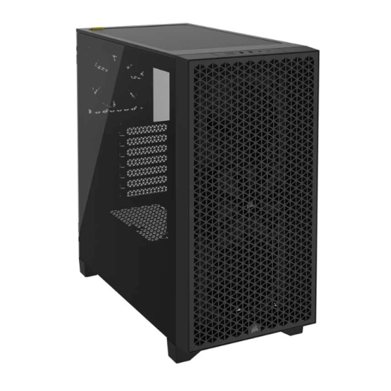 Corsair 3000D Airflow Black Mid-Tower ATX Gaming Desktop Casing #CC-9011251-WW