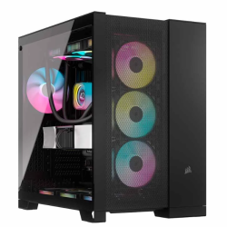 Corsair 6500D Airflow Mid Tower Black (Tempered Glass Side Window) ATX Gaming Desktop Case