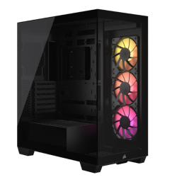Corsair 3500X ARGB Mid Tower Black E-ATX Gaming Desktop Casing #CC-9011278-WW