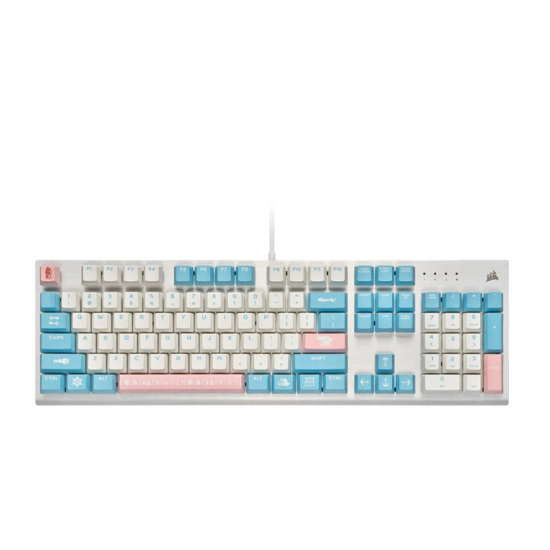 Corsair K60 RGB Pro Wired Sweet Sky (Cherry MV Switch) Mechanical Gaming Keyboard