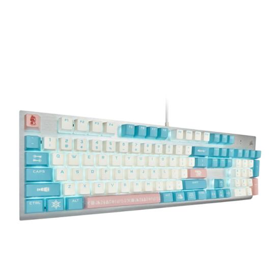 Corsair K60 RGB Pro Wired Sweet Sky (Cherry MV Switch) Mechanical Gaming Keyboard