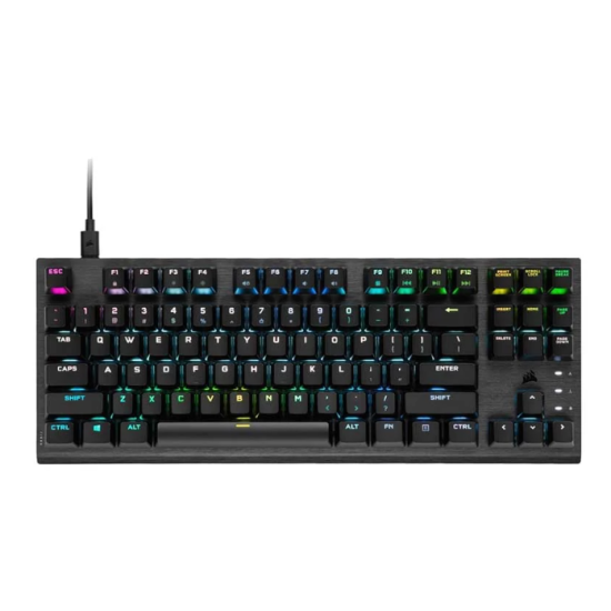Corsair K60 PRO RGB Wired OPX Switch Black Mechanical Gaming Keyboard