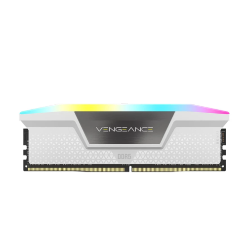 Corsair Vengeance RGB 32GB DDR5 6000MHz White Heatsink Gaming Desktop RAM #CMH64GX5M2B6000Z30W