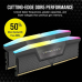 Corsair Vengeance RGB 32GB DDR5 6000MHz Grey Heatsink Desktop RAM #CMH64GX5M2B6000Z40 (Bundle with PC)