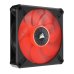 Corsair ML120 LED Elite Red Premium PWM 120mm (1xFAN) Black Casing Cooling Fan