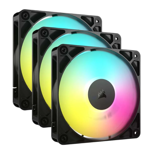 Corsair RS120 ARGB (3xFAN) Black Casing Cooling Fan