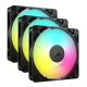Corsair RS120 ARGB (3xFAN) Black Casing Cooling Fan