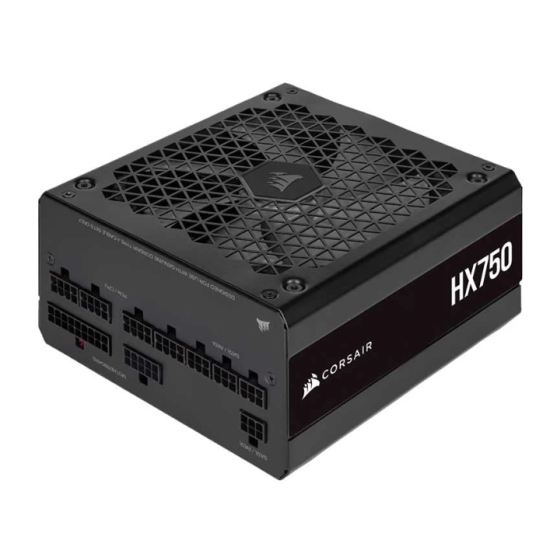 Corsair HX Series HX750 750 Watt ATX Fully Modular Power Supply #CP-9020212-UK
