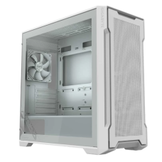Gigabyte C102 Glass Ice Mid Tower White Micro ATX Gaming Desktop Casing #GB-C102GI