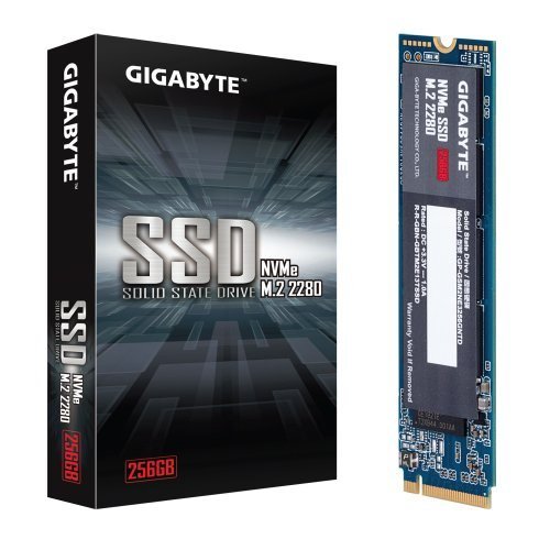 Gigabyte 256GB GP-GSM2NE3256GNTD M.2 2280 PCIe 3.0 x4 NVMe 1.3 Read Speed Up to 1700 MB/s Write Speed Up to 1110 MB/s Solid State Drive 3 Years