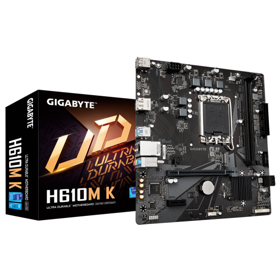 GIGABYTE H610M K DDR5 Micro ATX Motherboard