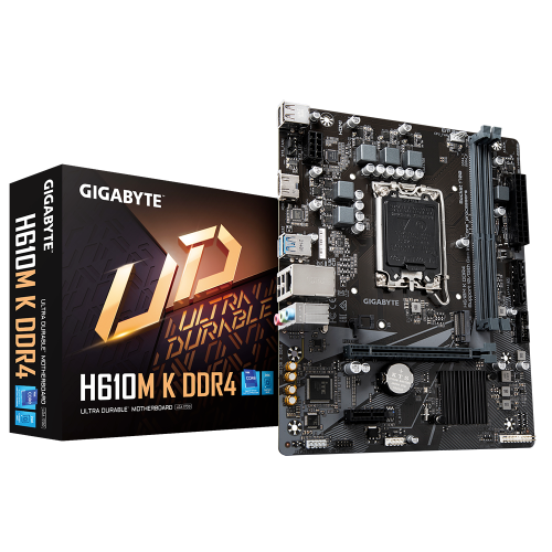 GIGABYTE H610M K DDR4 Micro ATX Motherboard