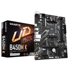 GIGABYTE B450M K AMD AM4 Micro ATX Motherboard 