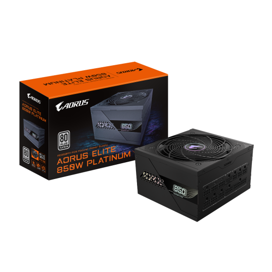 Gigabyte Aorus Elite P850W 850W PG5 Full Modular 80 Plus Platinum Certified Black PSU #GP-AE850PM PG5