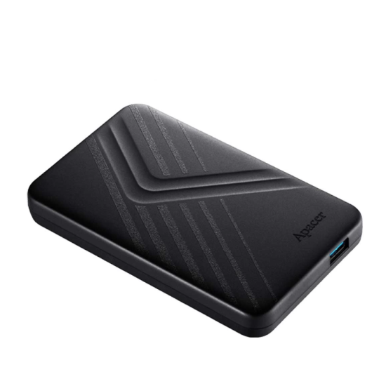 Apacer AC236 2TB USB 3.2 Gen 1 Black External HDD #AP2TBAC236B-1