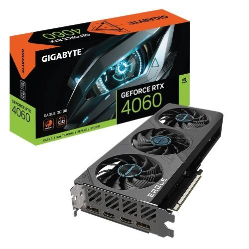 Gigabyte GeForce RTX 4060 EAGLE OC 8G 8GB GDDR6 Graphics Card #GV-N4060EAGLE OC-8GD