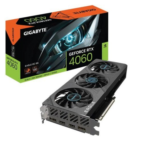 Gigabyte GeForce RTX 4060 EAGLE OC 8G 8GB GDDR6 Graphics Card #GV-N4060EAGLE OC-8GD